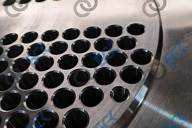 Трубная решетка по чертежу БГТ 17.06.001 ст.12Х18Н10Т